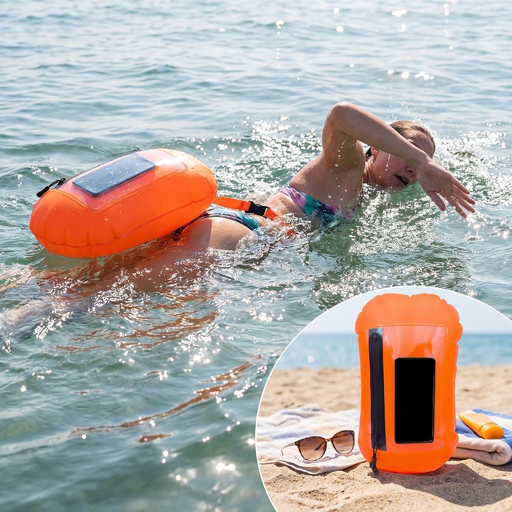 프리미엄 수영 안전 부표 견인용 플로트 풍선식 인명 구 - Swim Buoy Open Water 리뷰 및 가격