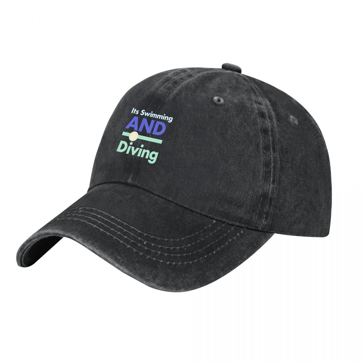 수영 및 다이빙 관련 수상 스포츠 그래픽이 새겨진 빈티 - Aquatic Sports Hat 리뷰 및 가격